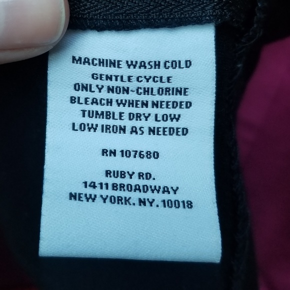 Ruby Rd. Petite high neck color-block sleeveless lined business casual top Sz 6P - Picture 6 of 8